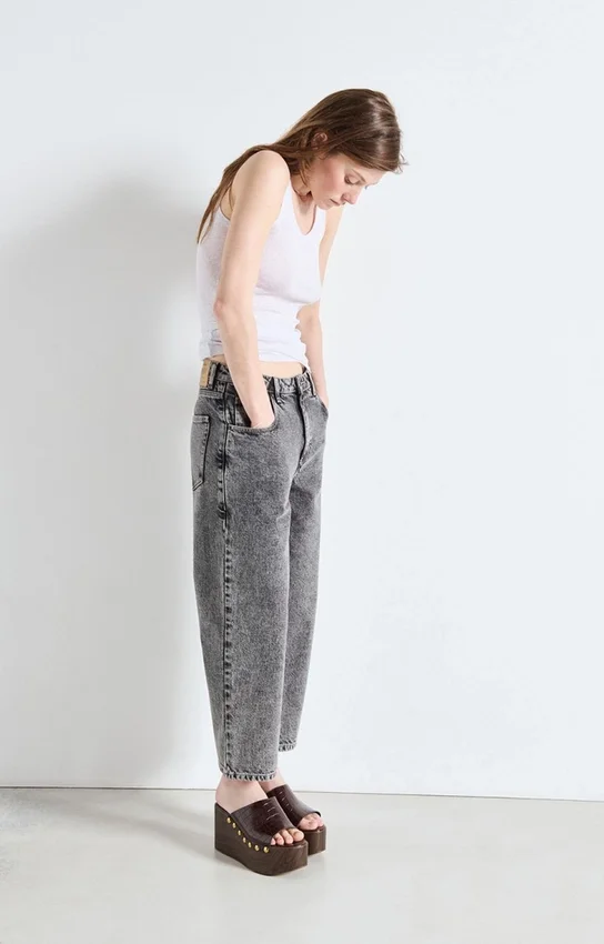 Jean boyfriend pour femme Yopday Référence : YOP11IH26