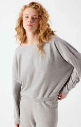 Sweat-shirt pour femme Cluway Référence : CLU03AH26