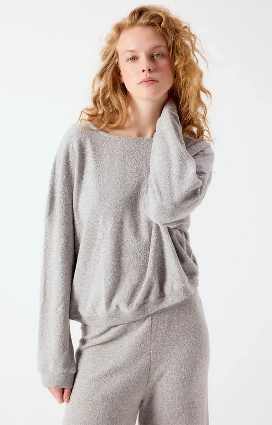Sweat-shirt pour femme Cluway Référence : CLU03AH26
