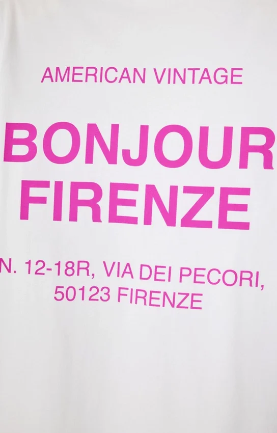 T-shirt unisexe Firenze Référence : MFIZ25BFIRENZE