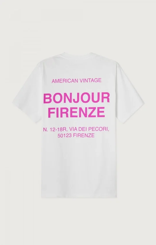 T-shirt unisexe Firenze Référence : MFIZ25BFIRENZE
