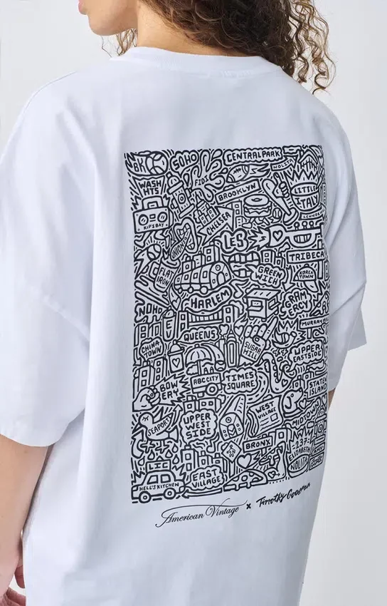 T-shirt unisexe Timothy Goodman Référence : MFIZ02ATMH26